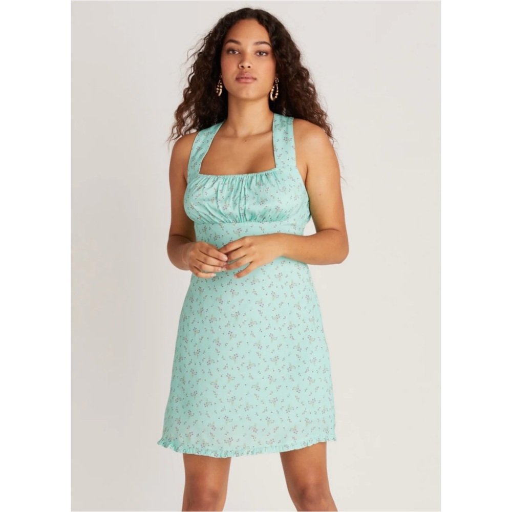Backyard Roses Petal Mini Dress - Picture 2 of 9